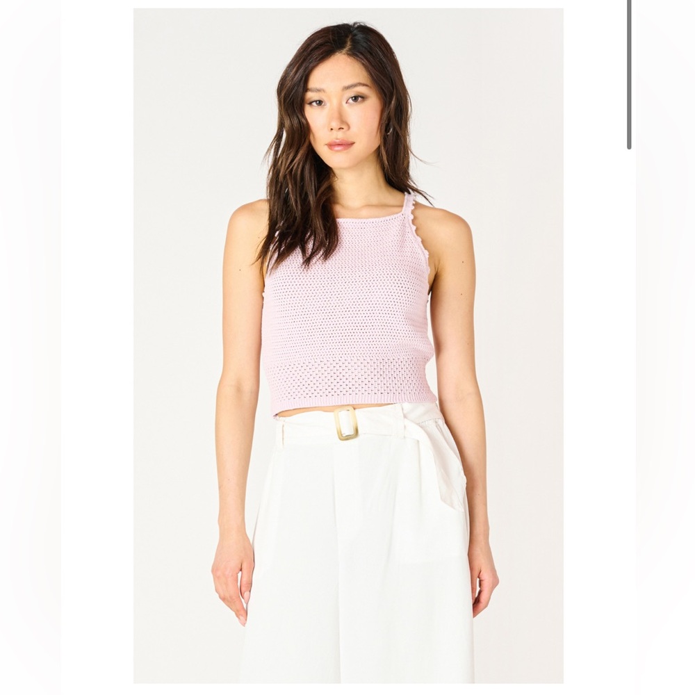 NWT | Dex | Crocheted Tank in Lilac